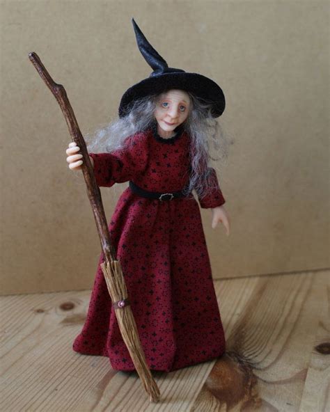 Clodagh The Witch 1 12th One Inch Scale Ooak Dollhouse Doll