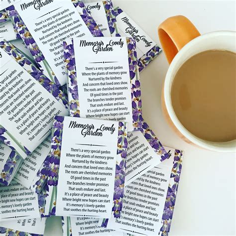 Purple And Lavender Forget Me Not Memorial Flower Seed Favors Perfect