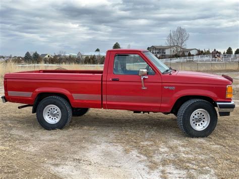 1991 Ford Ranger XLT 4x4 4 0 5speed 7â Longbed Pickup Classic Ford