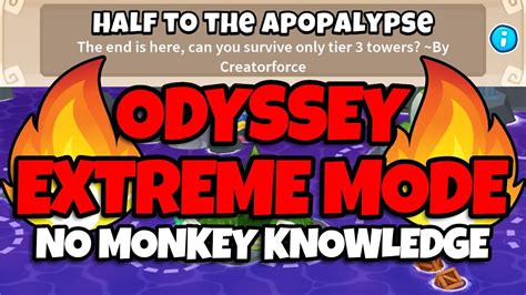 Btd Odyssey Hard Mode Tutorial No Monkey Knowledge Free Hero