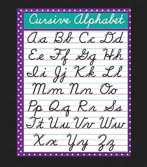 Cursive Writing a to z capital and small letters