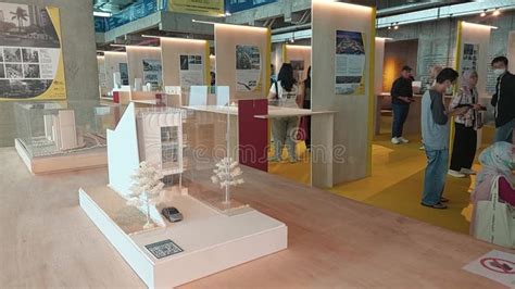 Indonesian Architecture Festival Exhibition In Jakarta Stock Video