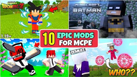 Top 10 Epic Mods For Minecraft Pocket Edition Best Minecraft Mods 1