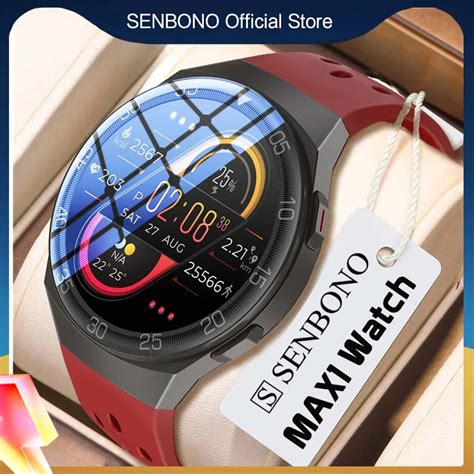 SENBONO Reloj Inteligente MAX1 2021 Para Hombre Y Mujer Accesorio De