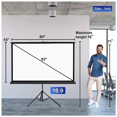 Inch Projector Screen Dimensions