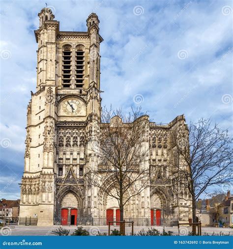 Troyes Cathedral, France stock photo. Image of cathedral - 163742692