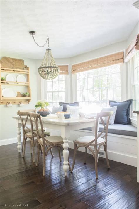 Farmhouse Breakfast Nook Reveal Create A Cozy Gathering Space In Your