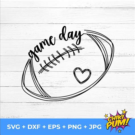 Game Day Svg Football Game Day Svg Game Day Football Svg Etsy