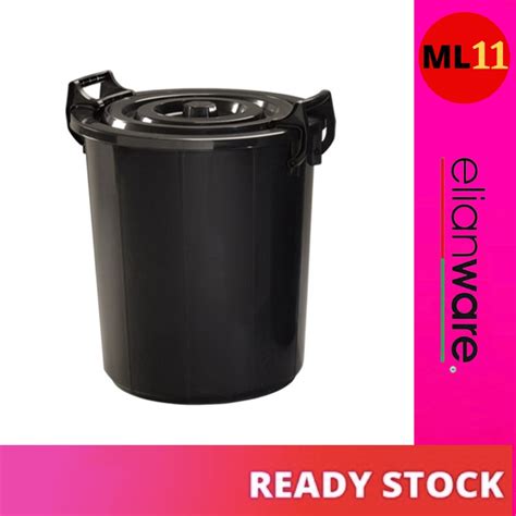 Elianware Gallon Pail With Lock Handle Plastic Garbage