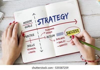 Target Achievement Goals Strategy Concept Stock Photo 535587259 ...