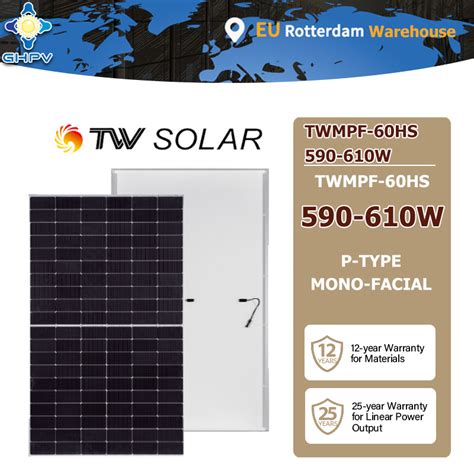 Tw Solar Twmpf Hs P Type Bifacial W W W W W High Power