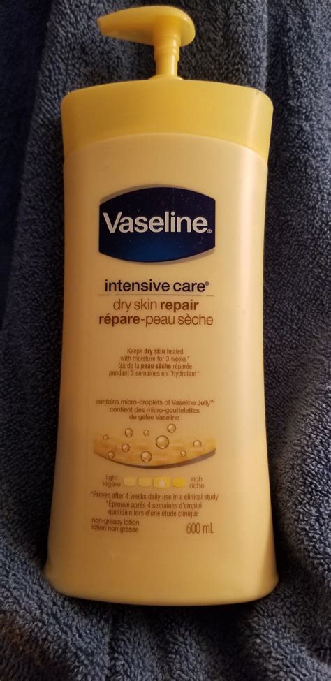 Vaseline Intensive Care Dry Skin Repair Lotion reviews in Body Lotions ...