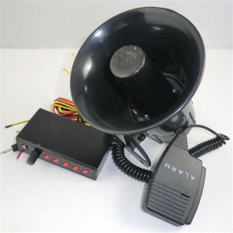 Buy Top Quality Car New V Sounds Mic Pa System Horn Siren Auto Van