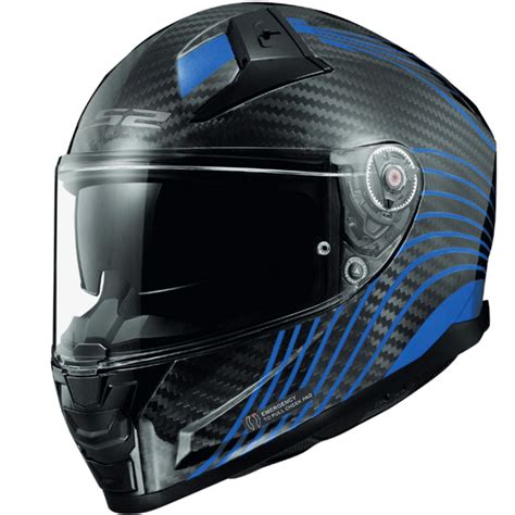 Ls Ff Vector Ii Carbon Flux Full Face Helmet Blue Free Uk