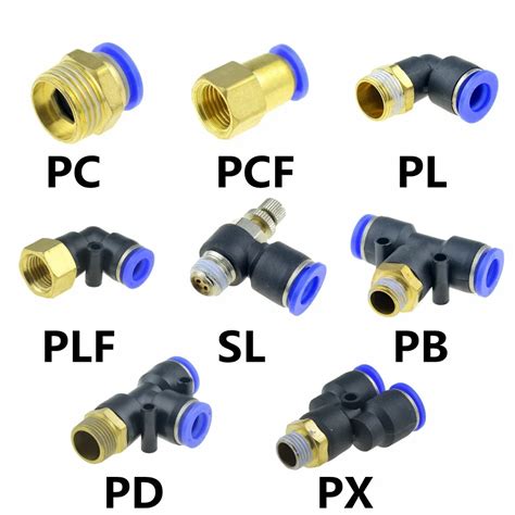 Pneumatic Quick Release Fitting Connector 6mm 8mm 10mm 12mm OD Hose