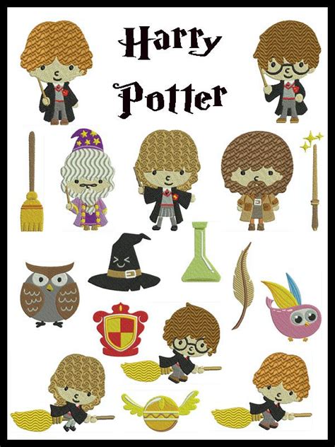 Embroidery Designs Harry Potter