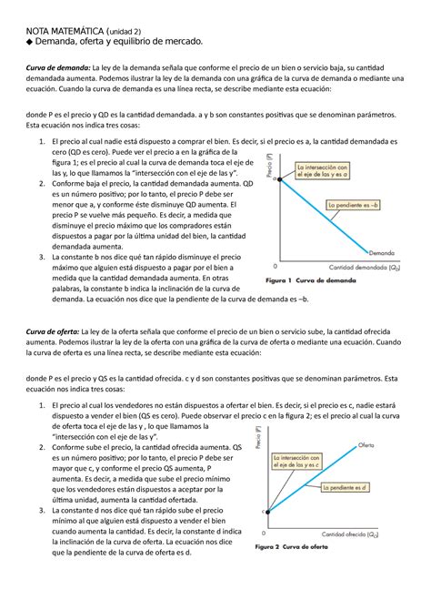 Notas Del Resumen Microeconom A Moderna Nota Matem Tica Unidad