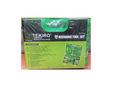 Jual Tekiro Perkakas Mekanik Set Pcs Mechanic Tools Box Plastik Di