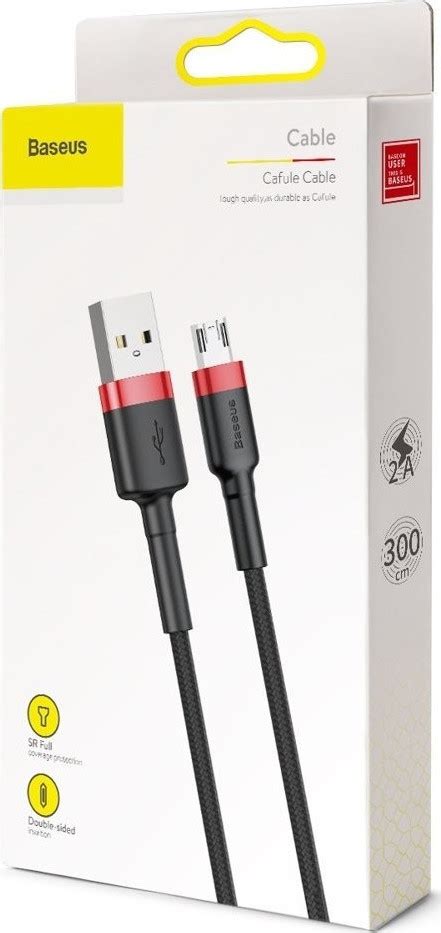 Baseus Cafule Braided Usb To Micro Usb Cable M Camklf H