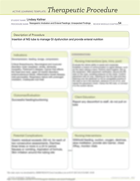 SOLUTION: Nasogastric intubation and enteral feedings pdf - Studypool