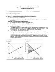 Langara Microeconomics Spring Summer Assignment With Answers