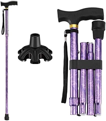 Amazon Bigalex Folding Cane Adjustable Collapsible Cane Foldable