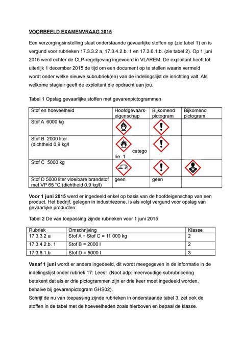 Tentamen Mei Vragen Voorbeeld Examenvraag Een