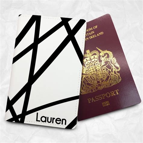 Personalised Custom Name Passport Cover Passport Holder With Etsy