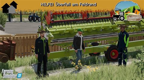 LS22 Neighbours 68 HILFE Überfall am Feldrand Farming Simulator