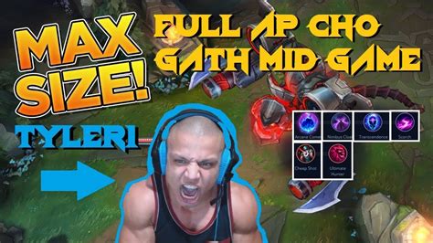 TYLER1 SHOWS YOU HOW TO FULL AP CHO GATH MID S11 Highelo Game YouTube