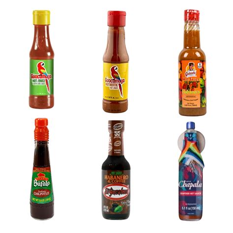 Mixed Hot Sauce Pack X 6 Mexifoods