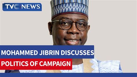 Gombe Pdp Governorship Candidate Mohammed Jibrin Barde Discusses Politics Of Campaign Youtube