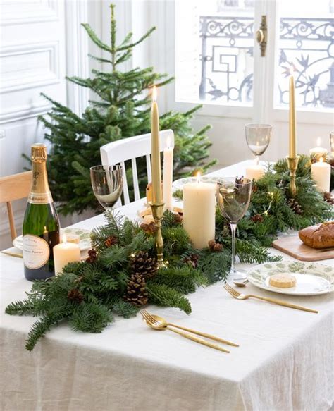 Comment Associer Le Blanc Et Le Vert Pour La D Co De La Table De No L