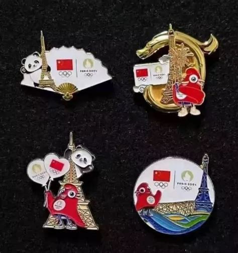 PIN S JO PARIS 2024 Team suporter chinois délégation china EUR 49 00