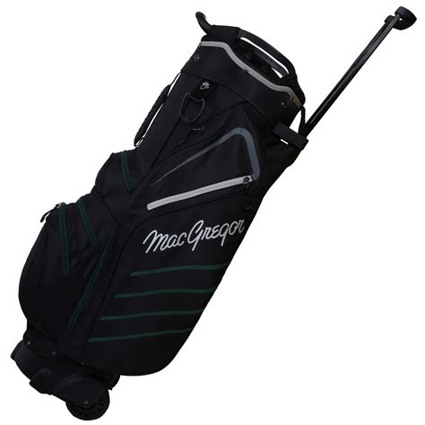 Macgregor Golf Vip Cart Bag With Built In Wheels Handle 14 Way