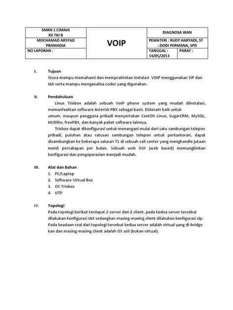 PDF Voip Iax Sip Trixbox DOKUMEN TIPS