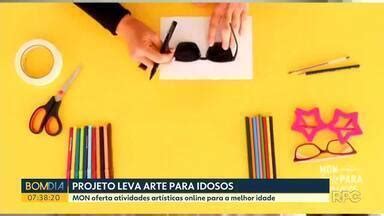 Bom dia Sábado Paraná Projeto leva arte para idosos Globoplay