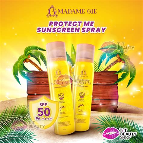 Jual Madame Gie Protect Me Sunscreen Spray Spf Pa Sunblock