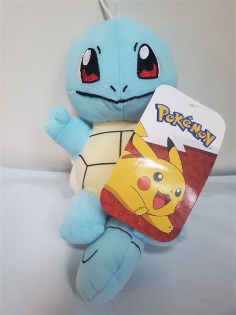 Squirtle Official Licensed Pokemon Plush Stuffed Doll Toy New Authentic