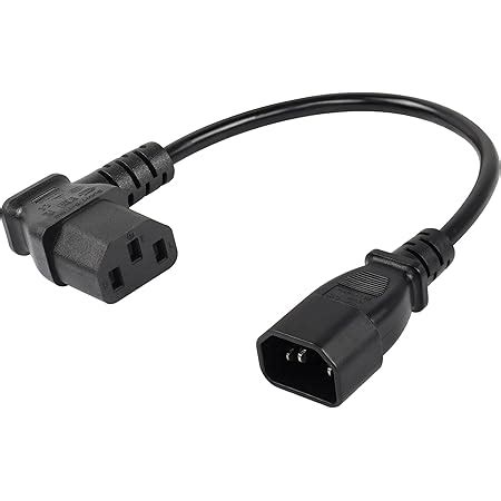 Cerrxian Iec C To Degree C Pdu Power Supply Extension Cable