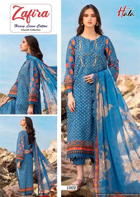 Hala Zafira Vol Printed Lawn Cotton Dress Material Collection