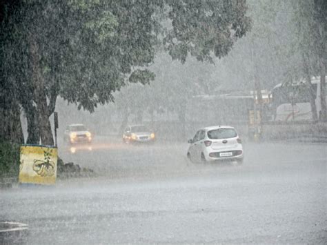 Imd Issued Alert Regarding Heavy Rain With Lightning In These 10