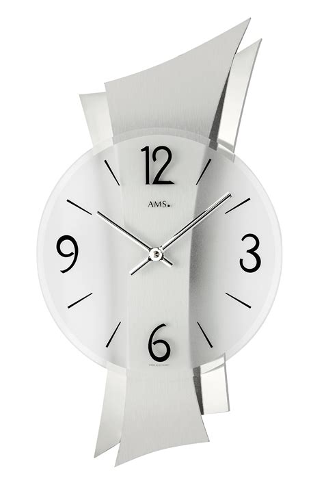 Wanduhren Modern Konkave Form Ams Uhr Design Grossuhren De