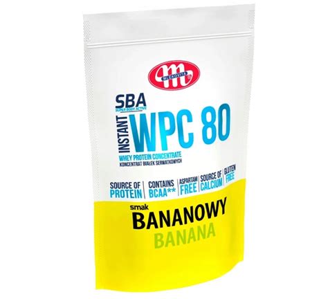 MLEKOVITA SBA WPC 80 700G BANAN KONCETRAT BIAŁEK SERWATKOWYCH Loombard pl