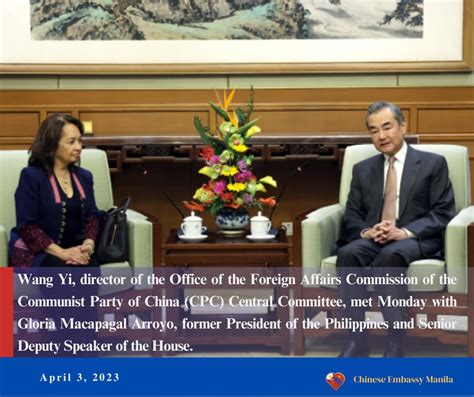 Chineseembassymanila On Twitter 🇨🇳🇵🇭 Wang Yi Director Of The Office