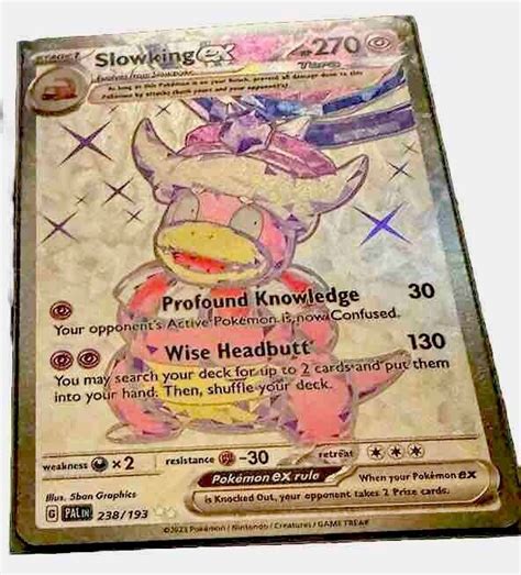 Slowking Ex 2023 Scarlet Violet Paldea Evolved 238 193 Ultra Rare