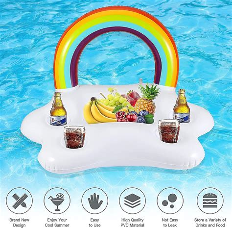 Pool Buoy, Floating Pool Bar, Inflatable Pool Bar, Pool Bar, Inflatable ...