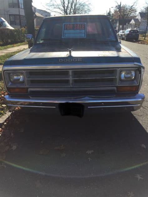 1988 Dodge Ram D150 Pickup Truck For Sale Photos Technical