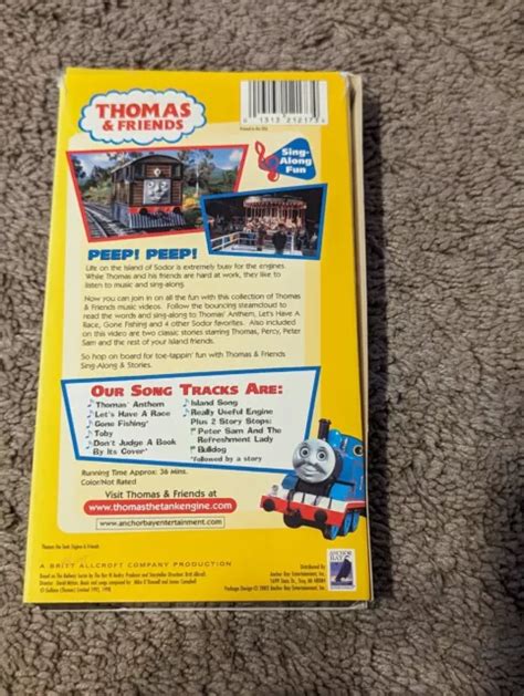 Thomas Friends Sing Along Stories Vhs Tested Works