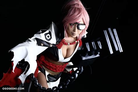 Nonsummerjack Guilty Gear Baiken Naked Cosplay Asian 97 Photos